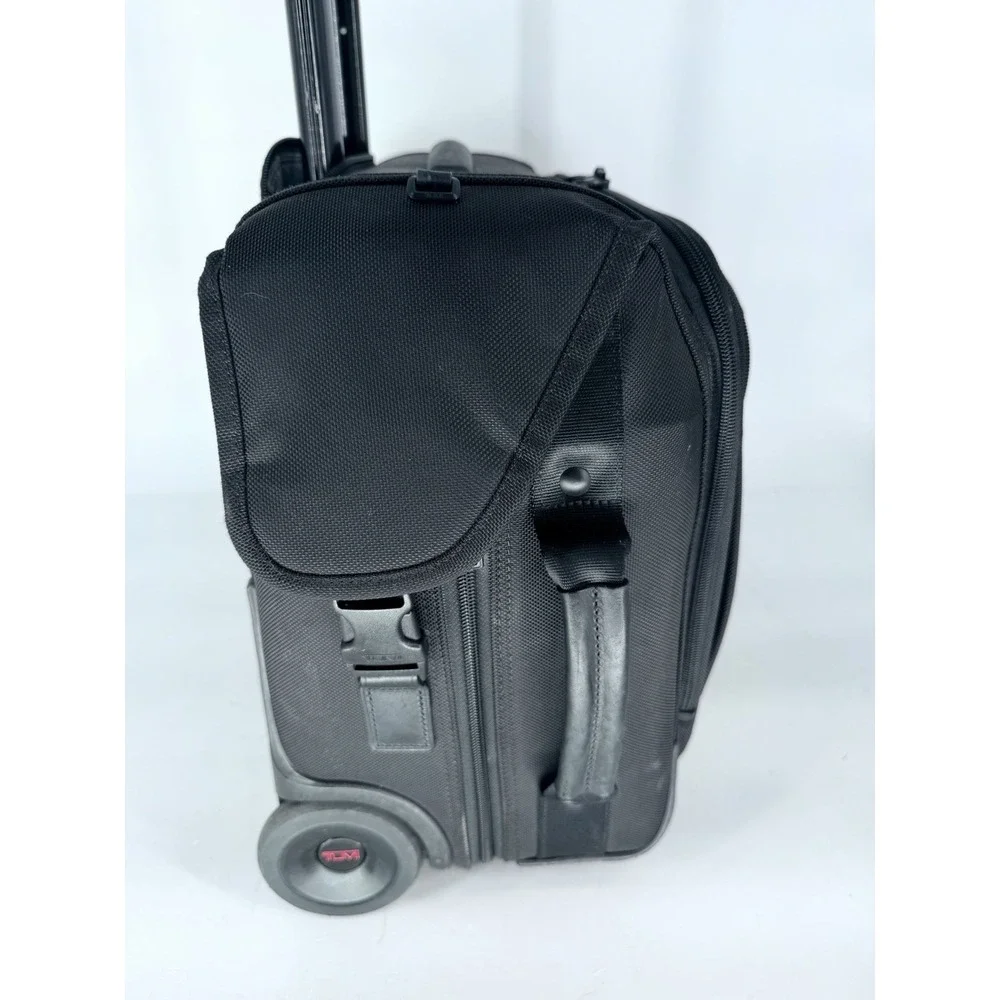 TUMI Alpha II 22038D2 4-Wheel Garment Bag Carry-On Black Ballistic Nylon